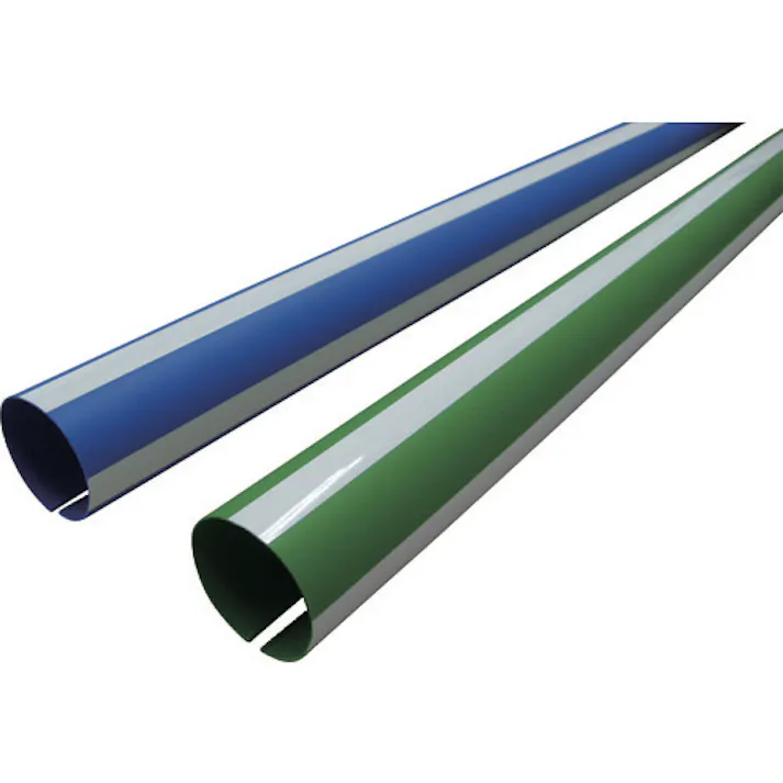 【CAINZ-DASH】日大工業 単管安全表示カバー 「目立つぞ」 グリーン/白 長さ900mm 000170【別送品】