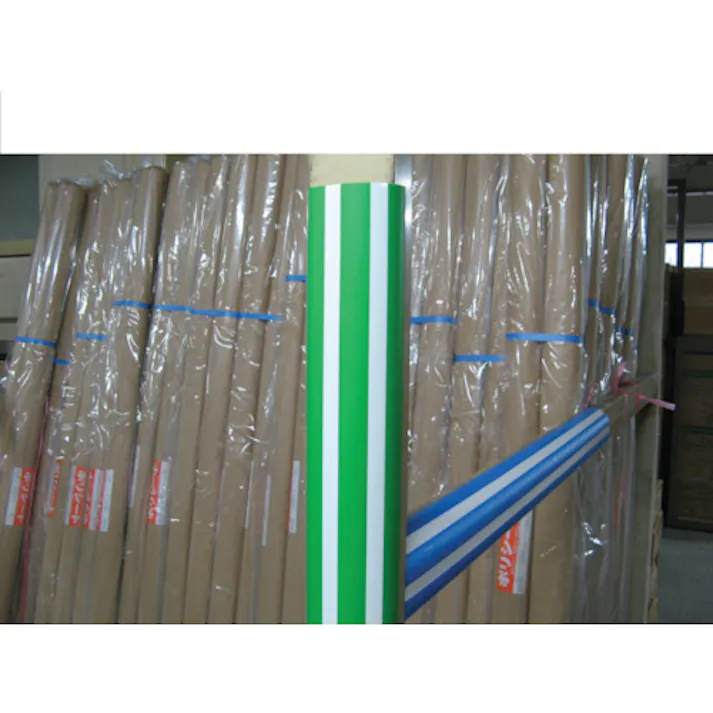 【CAINZ-DASH】日大工業 単管安全表示カバー 「目立つぞ」 グリーン/白 長さ900mm 000170【別送品】