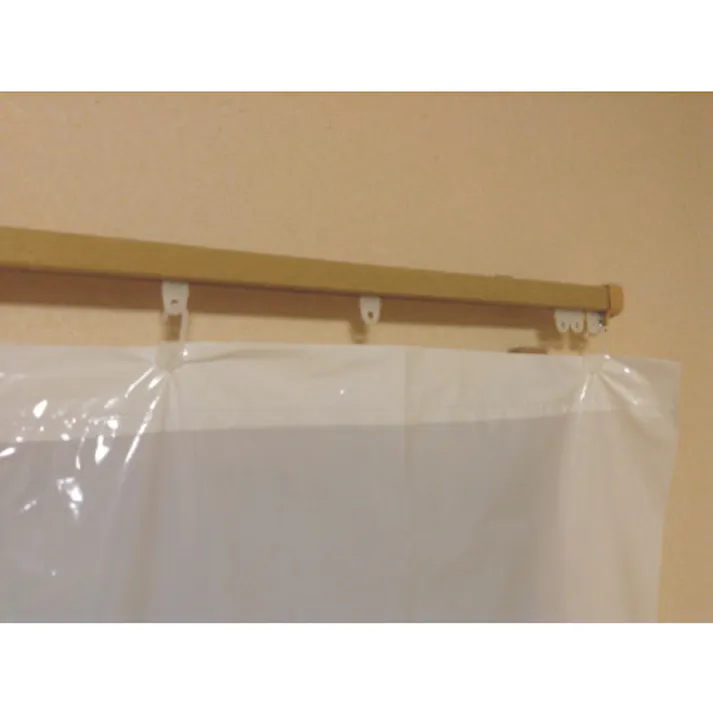 【CAINZ-DASH】日大工業 日除けカーテン ポリエチレン製 乳白 幅2m×長さ1.95m(10枚入) 004411【別送品】