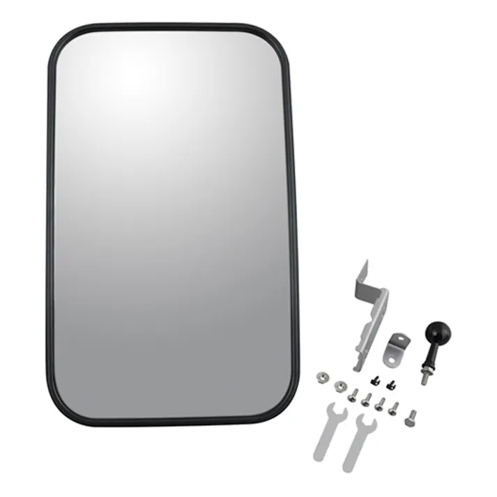 マイスト 取付け簡単ガレージミラー L 角型 約370×220mm