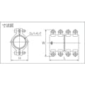 【CAINZ-DASH】圧着ソケット鋼管直管専用型ハーフサイズ１５Ａ　１／２【別送品】