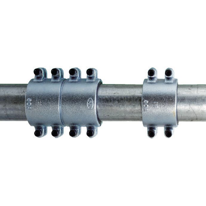 【CAINZ-DASH】圧着ソケット鋼管直管専用型ハーフサイズ２５Ａ　１／２【別送品】
