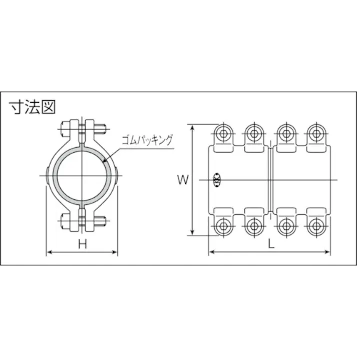 【CAINZ-DASH】圧着ソケット鋼管直管専用型ロングサイズ32A【別送品】