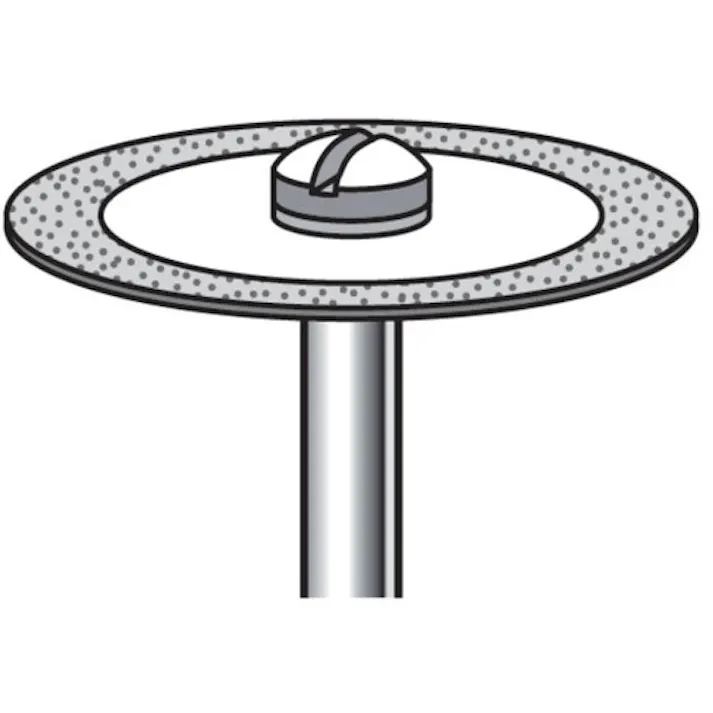 【CAINZ-DASH】ナカニシ 電着ダイヤモンドディスク φ22×0.5×軸φ3 #200 14064【別送品】