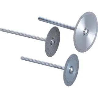 【CAINZ-DASH】ナカニシ 電着ダイヤモンドディスク φ24×0.22×軸φ3 #400 14065【別送品】