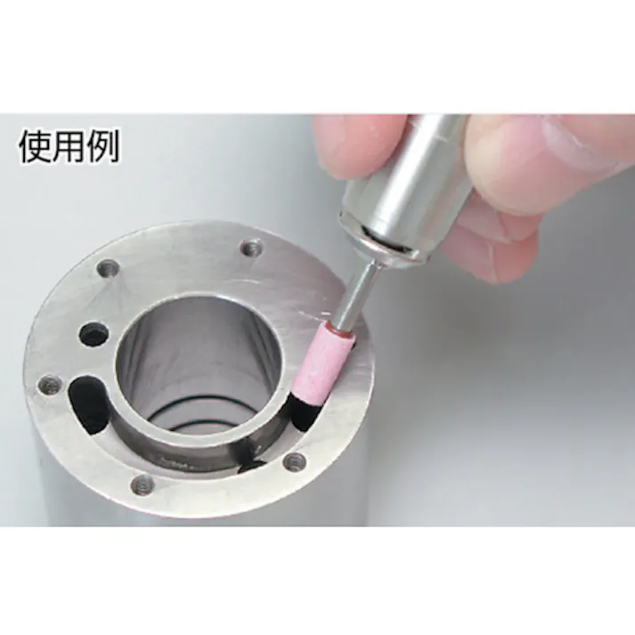 【CAINZ-DASH】ナカニシ 軸付砥石 10本入 円筒型 φ2×6×軸φ3 PAW #220 42613【別送品】