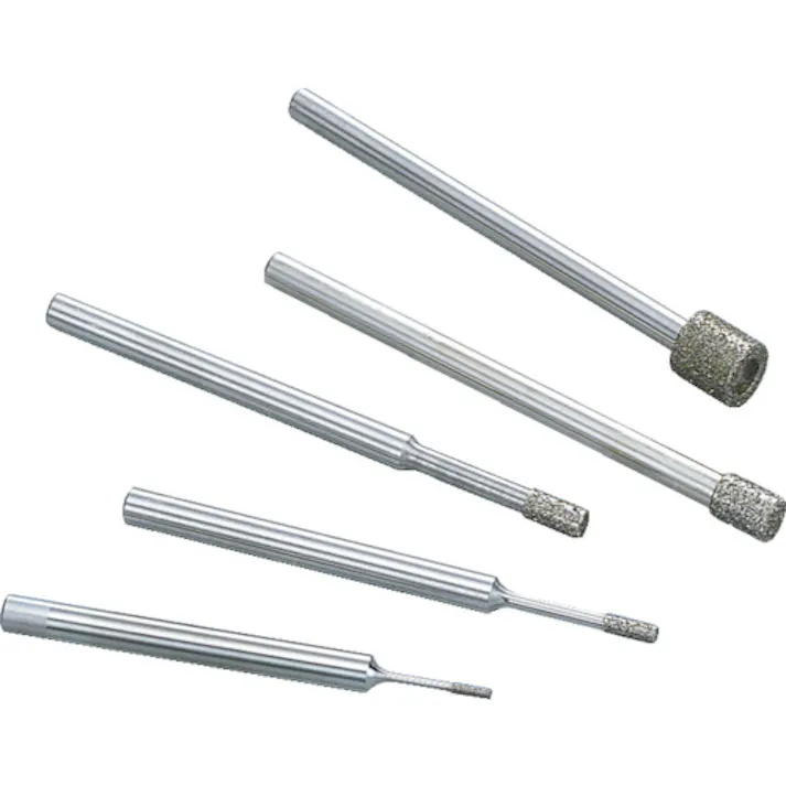 【CAINZ-DASH】ナカニシ 電着CBNバー 円筒型 φ0.6×2×軸φ3 #270 12017【別送品】