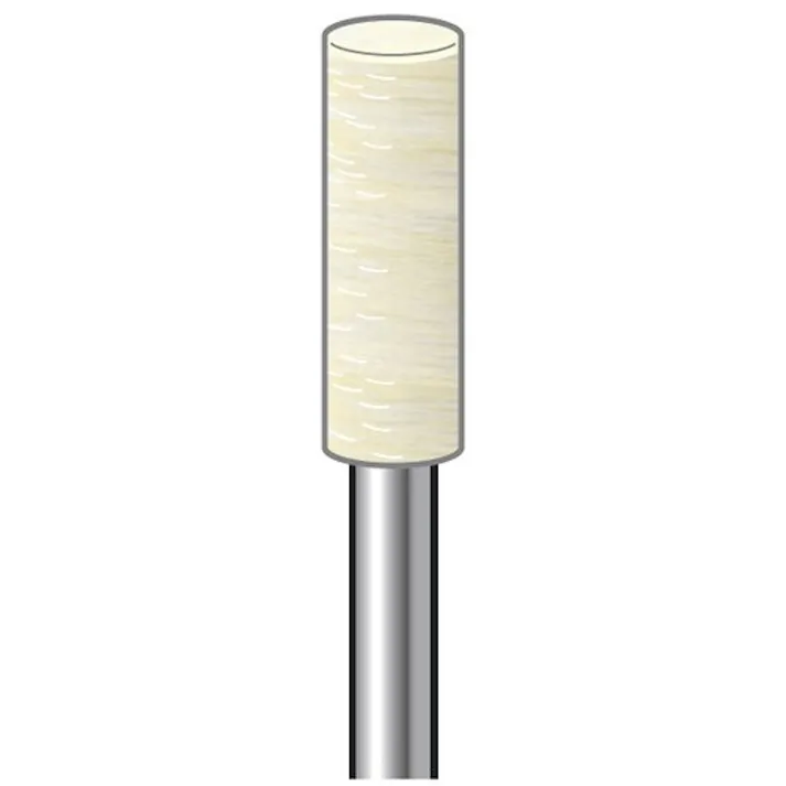 【CAINZ-DASH】ナカニシ フェルトバフハードタイプ 10本入 円筒型 φ5×15×軸φ3 53314【別送品】