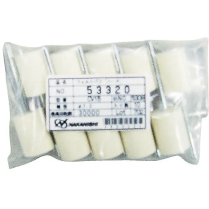 【CAINZ-DASH】ナカニシ フェルトバフハードタイプ 10本入 円筒型 φ15×20×軸φ3 53320【別送品】