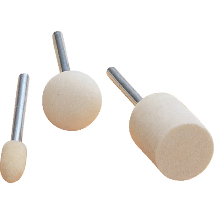 【CAINZ-DASH】ナカニシ フェルトバフハードタイプ 10本入 平型 φ22×5×軸φ3 53357【別送品】