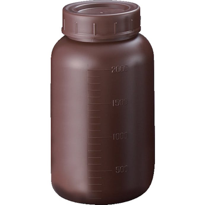 【CAINZ-DASH】サンプラテック ＰＥ広口遮光瓶　２Ｌ　（３０個入） 02914C【別送品】