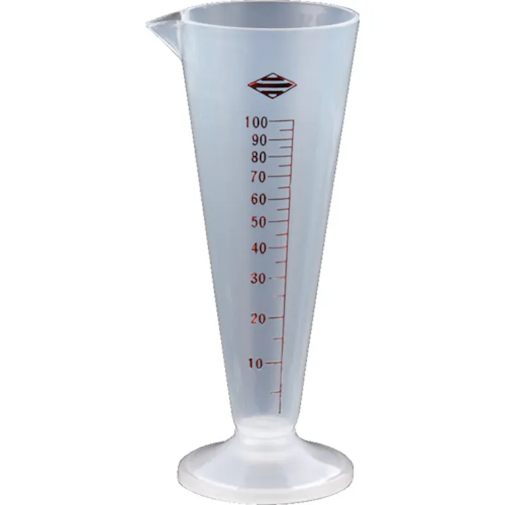 【CAINZ-DASH】サンプラテック メートルグラス 100ml PP製 06504【別送品】