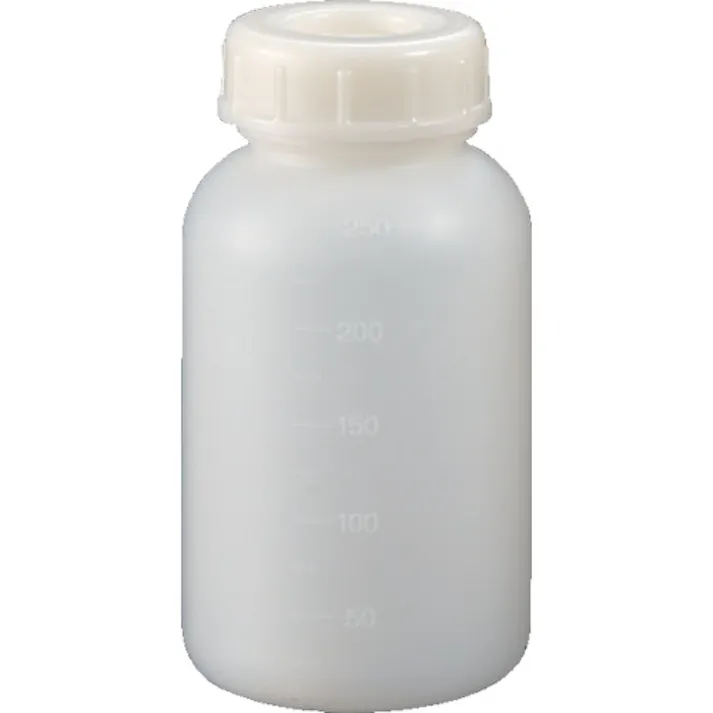 【CAINZ-DASH】サンプラテック 帯電防止PEボトル広口 250ml 25499【別送品】