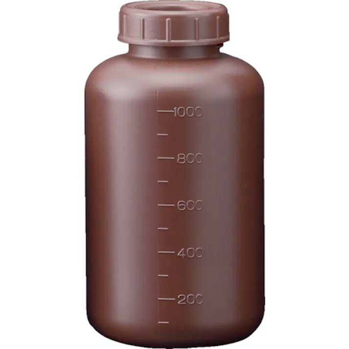 【CAINZ-DASH】サンプラテック フロロバリア遮光広口瓶 1L 26231【別送品】