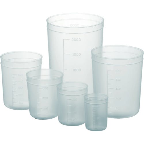 サンプラテック PPディスカップ 2L(100個入り) 01840C 計量カップ(ビーカー・計量カップ) サンプラテック PPディスカップ 2L(100個入り) 01840C 計量カップ(ビーカー・計量カップ)