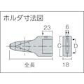 【CAINZ-DASH】浦谷商事 ハイス精密組合せ刻印用手打ちホルダー　小 UC-HS【別送品】