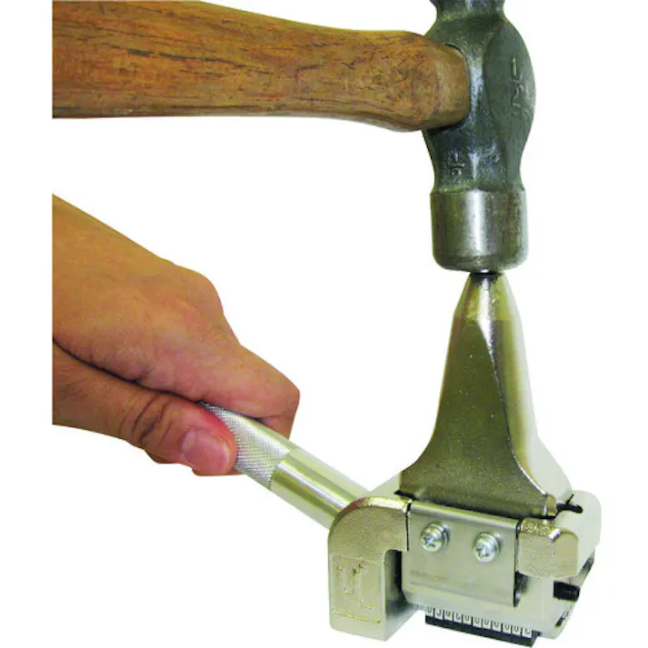 【CAINZ-DASH】浦谷商事 ハイス精密組合せ刻印用手打ちホルダー 小 UC-HS【別送品】