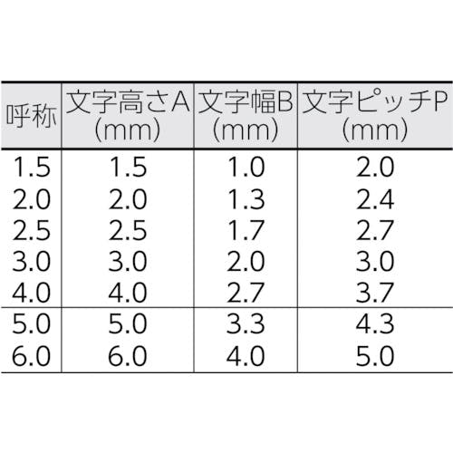 浦谷 ハイス組合せ刻印2.0mmバラ 数字9 UC-20B-9 1本 - その他