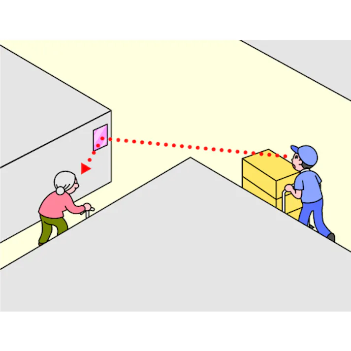 【CAINZ-DASH】コミー FFミラー通路<片側用> 230×330 FT23A【別送品】