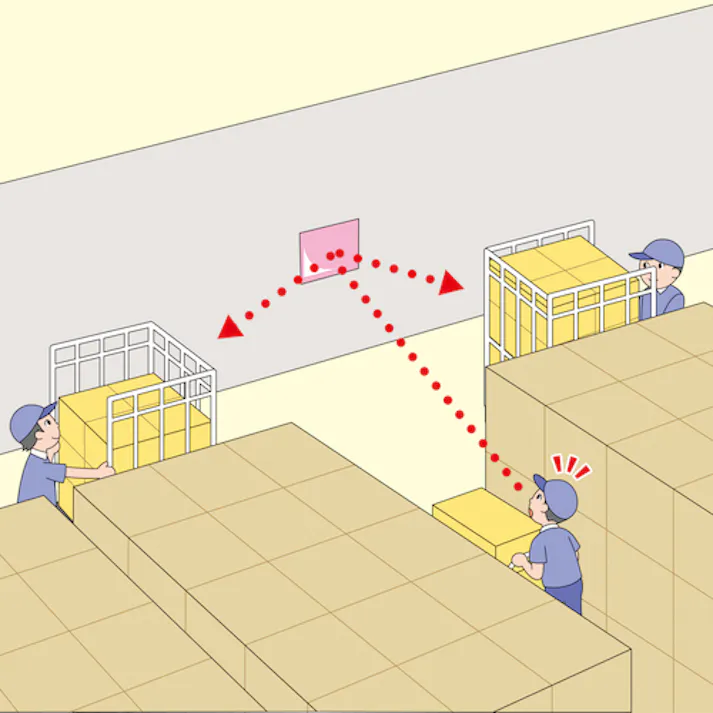 【CAINZ-DASH】コミー FFミラー通路<左右用> 340×240 FT34【別送品】