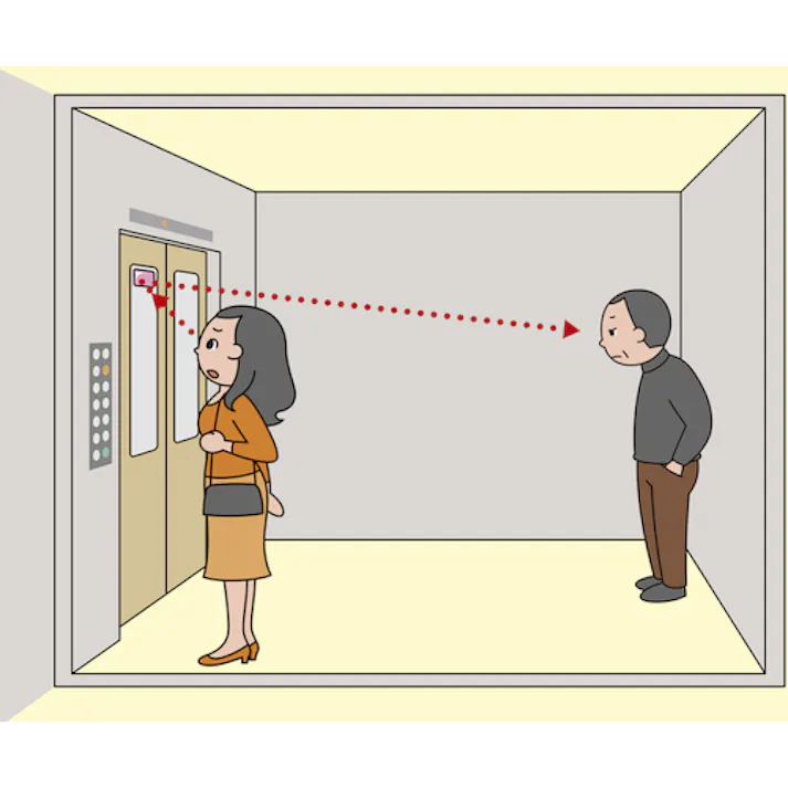 【CAINZ-DASH】コミー 室内専用安全ミラー FFミラーBC 196×80mm FVD20【別送品】