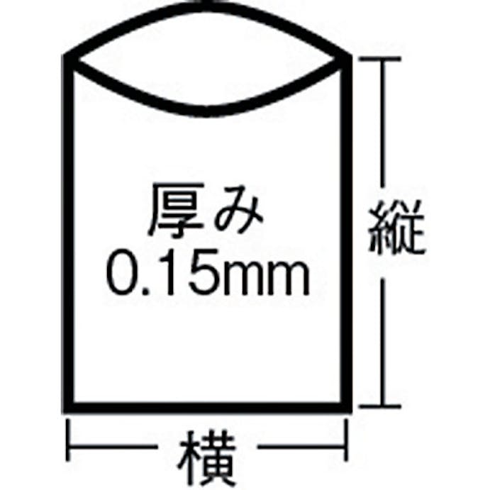 【CAINZ-DASH】島津商会 アスベスト回収袋　透明小（Ｖ）　（１Ｐｋ（袋）＝１００枚入） B-3【別送品】