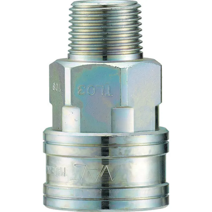 【CAINZ-DASH】長堀工業 クイックカップリング TL型 鋼鉄製 メネジ取付用 CTL03SM【別送品】