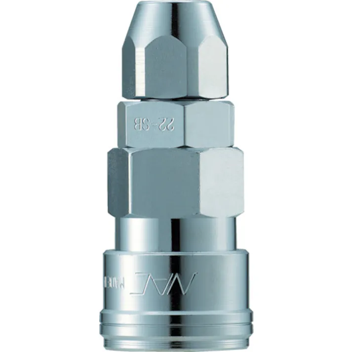 【CAINZ-DASH】長堀工業 クイックカップリング AL20型 鋼鉄製 ウレタンホース取付用ソケット 8.5×12.5 CAL23SB【別送品】