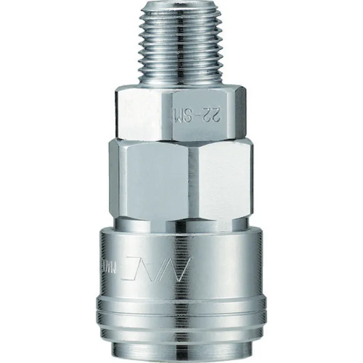 【CAINZ-DASH】長堀工業 ワンタッチカップリング AT型 鉄スリーブ メネジ取付用 Rc1/4 CAT22SM【別送品】