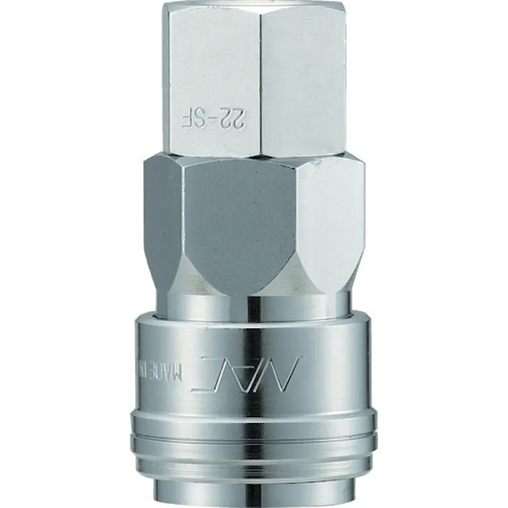 【CAINZ-DASH】長堀工業 クイックカップリング ニューワンタッチ オネジ取付用ソケット R1/4 CAT22SF【別送品】