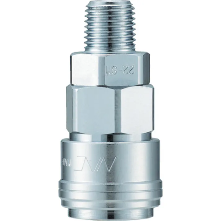 【CAINZ-DASH】長堀工業 ワンタッチカップリング AT型 鉄スリーブ メネジ取付用 Rc1/2 CAT24SM【別送品】