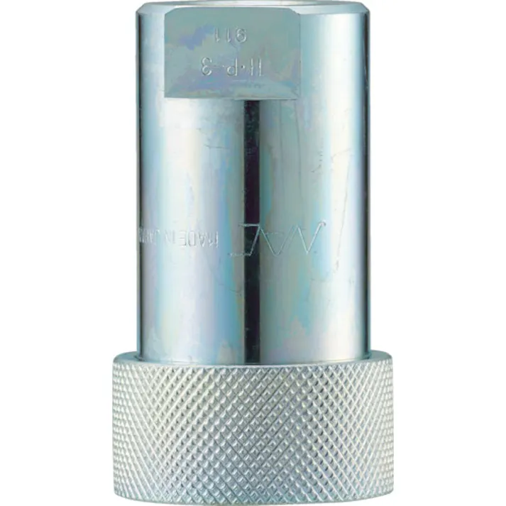 【CAINZ-DASH】長堀工業 クイックカップリング HP型 特殊鋼製 高圧タイプ オネジ取付用 両路開閉型 CHP03S【別送品】