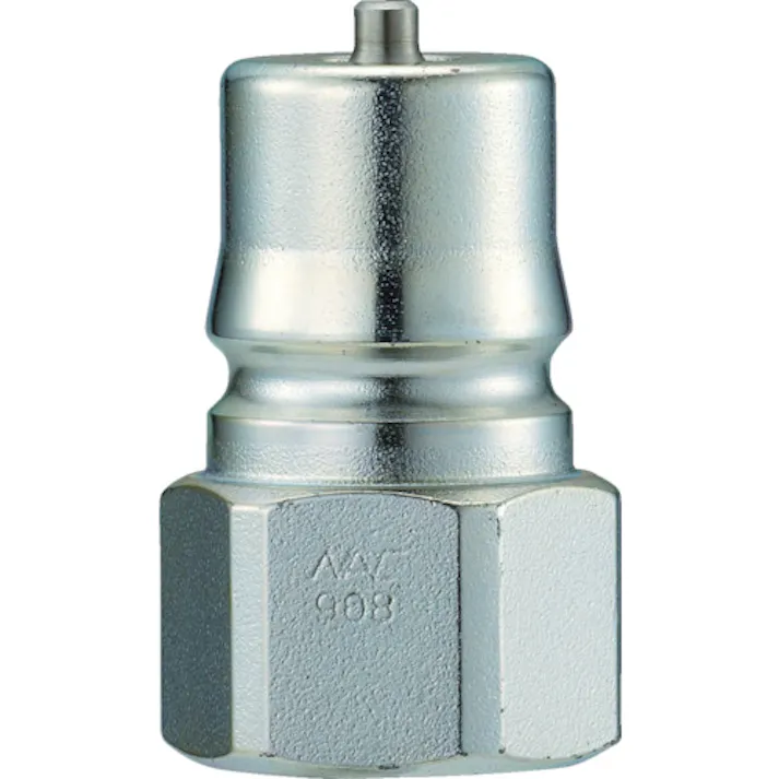 【CAINZ-DASH】長堀工業 クイックカップリング HP型 特殊鋼製 高圧タイプ オネジ取付用 両路開閉型 CHP03P【別送品】