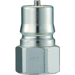 【CAINZ-DASH】長堀工業 クイックカップリング HP型 特殊鋼製 高圧タイプ オネジ取付用 両路開閉型 CHP10P【別送品】