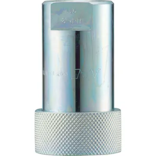 【CAINZ-DASH】長堀工業 クイックカップリング HP型 特殊鋼製 高圧タイプ オネジ取付用 両路開閉型 CHP12S【別送品】