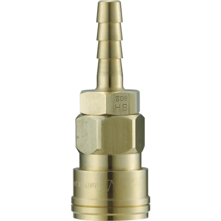 【CAINZ-DASH】長堀工業 クイックカップリング AL40型 真鍮製 ホース取付用ソケット 1/2 CAL44SH2【別送品】