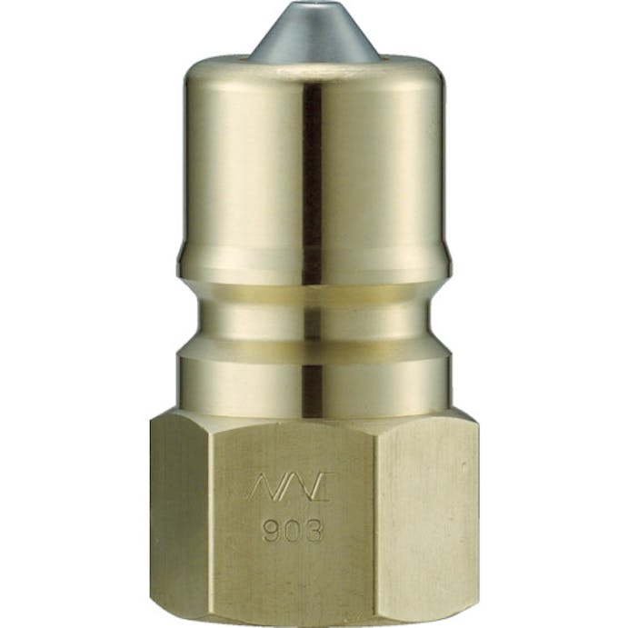 【CAINZ-DASH】長堀工業 クイックカップリング　Ｓ・Ｐ型　真鍮製　オネジ取付用 CSP12P2【別送品】