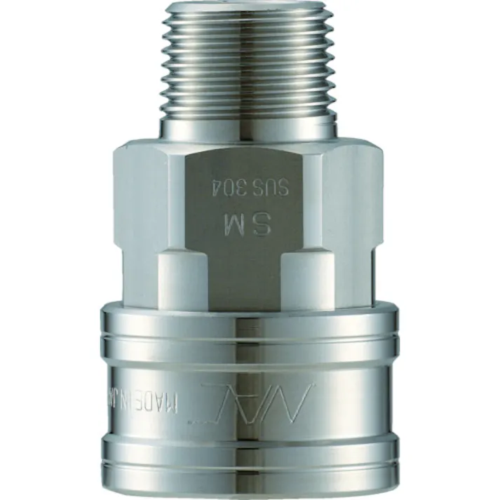 【CAINZ-DASH】長堀工業 クイックカップリング TL型 ステンレス製 メネジ取付用ソケット Rc1/4 CTL02SM3【別送品】