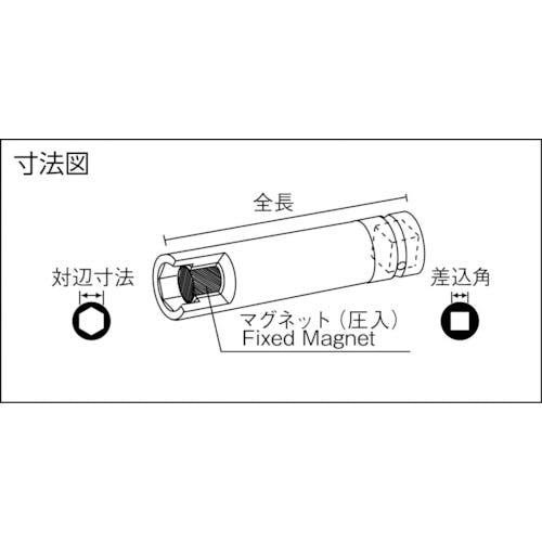 CAINZ-DASH】長堀工業 マグネチックソケットディープタイプ差込角9
