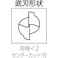 【CAINZ-DASH】ユニオンツール 超硬エンドミル スクエア φ0.8×刃長2 C-CES2008-0200【別送品】