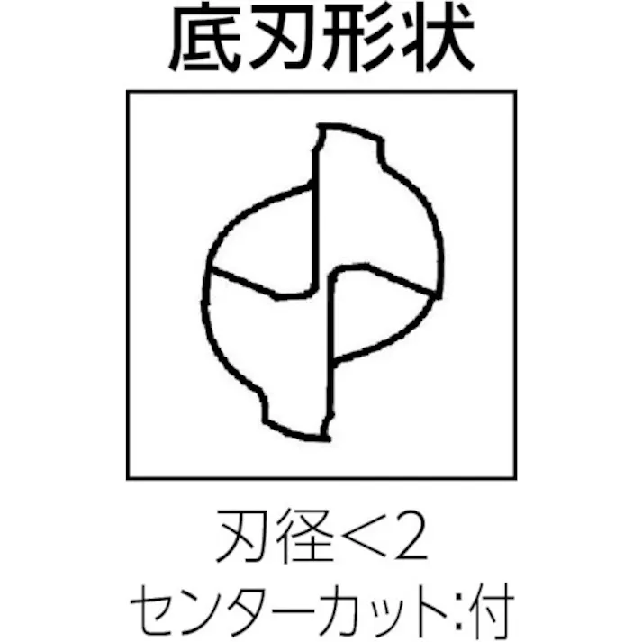 【CAINZ-DASH】ユニオンツール 超硬エンドミル スクエア φ0.9×刃長1.35 C-CES2009-0135S【別送品】