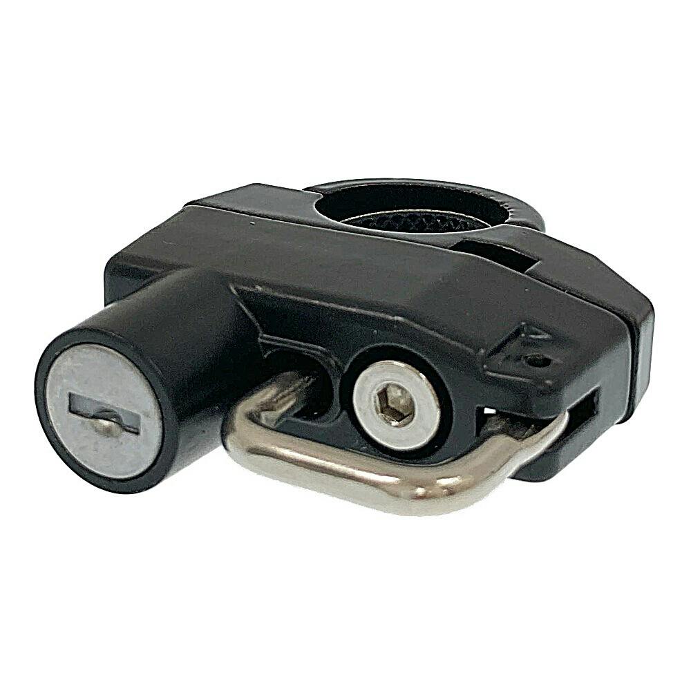 J＆C ヘルメットロック 車体取り付け式 ブラック YF-1263 本体のみ