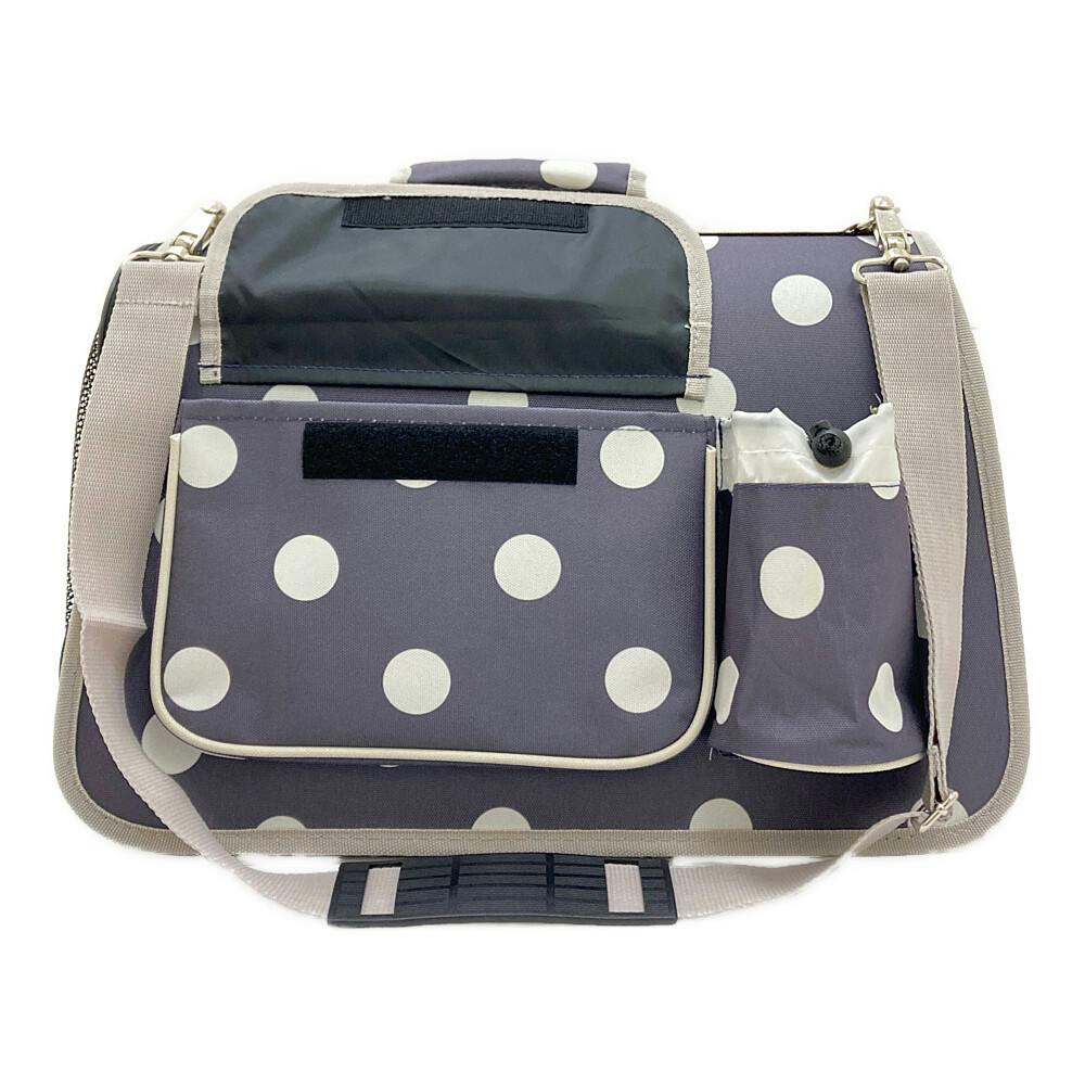 ドット柄バッグ ネイビー Mサイズ | ペット用品（犬） 通販