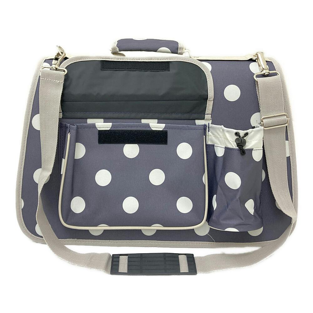 PORTER 犬猫用ドット柄 キャリーバッグ ネイビー ドット柄バッグ ネイビー Mサイズ | ペット用品（犬） 通販
