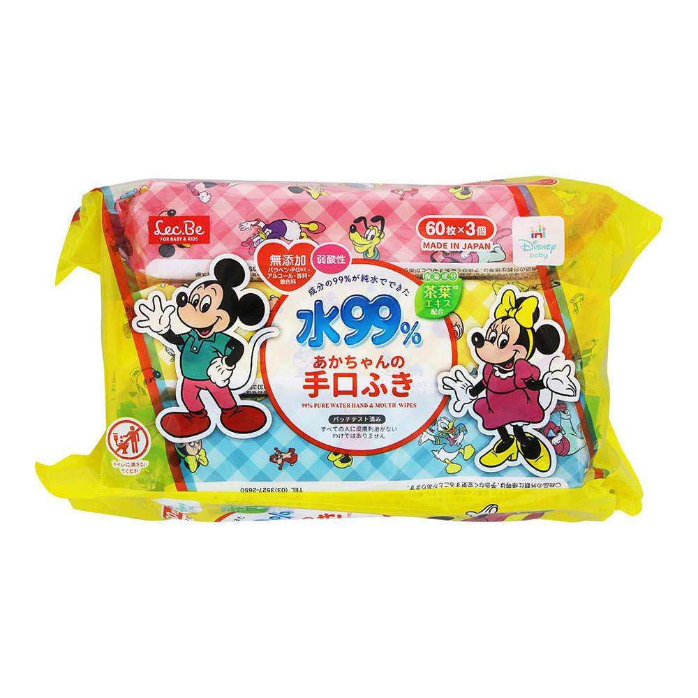 手口ふき ミッキー&フレンズ 60枚×3P お手拭き・口まわりふき 手口ふき ミッキー&フレンズ 60枚×3P お手拭き・口まわりふき