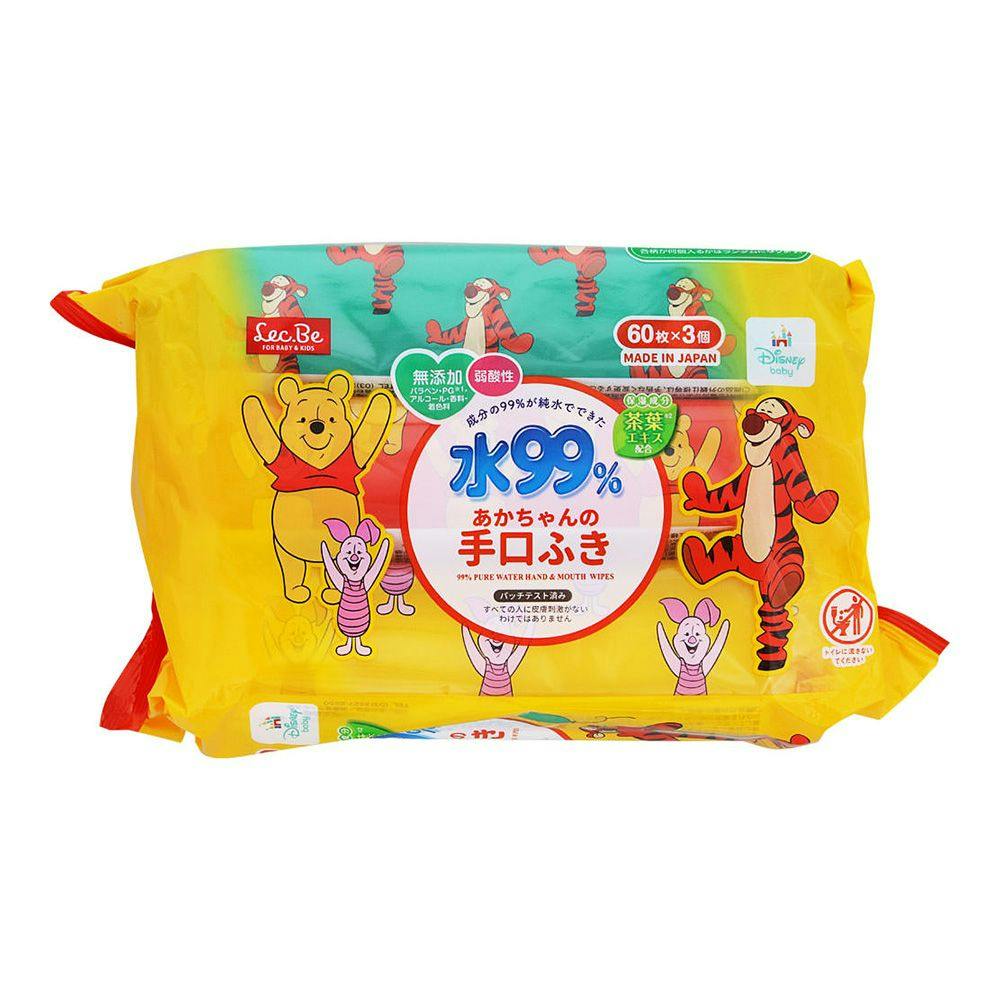 手口ふき 60枚×3個 くまのプーさん | ふきとりシート 通販