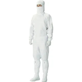 【CAINZ-DASH】ガードナー クリーンスーツ 白 S LE11051S【別送品】