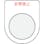 【CAINZ-DASH】アイマーク 押ボタン／セレクトスイッチ（メガネ銘板）非常停止　赤　φ２５．５ P25-7【別送品】