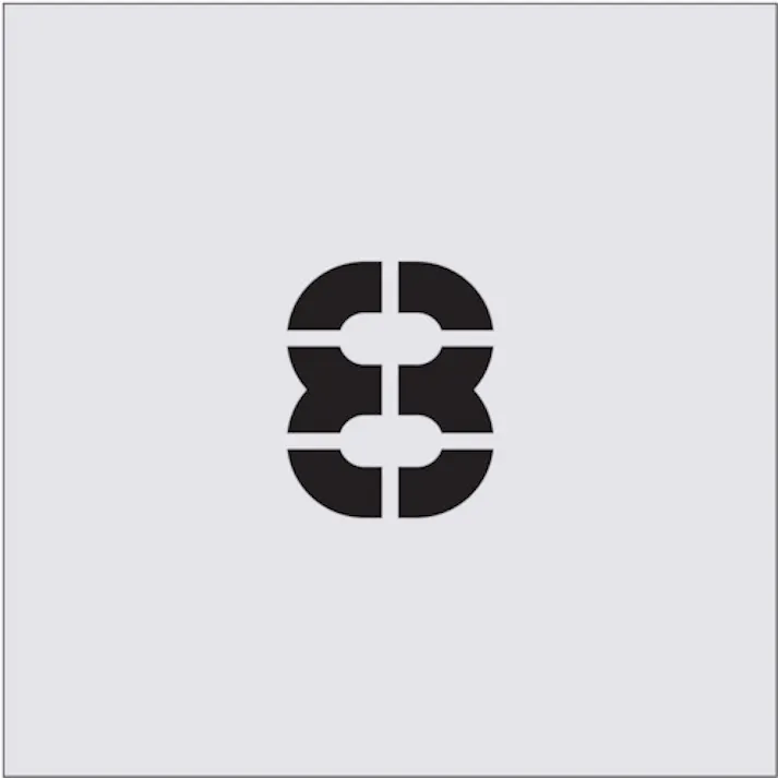 【CAINZ-DASH】アイマーク ステンシル 8 文字サイズ50×40mm AST-32【別送品】