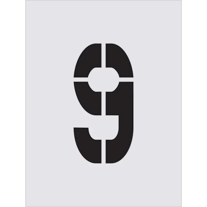 【CAINZ-DASH】アイマーク ステンシル 9 文字サイズ250×125mm AST-87【別送品】